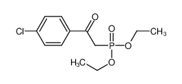 1-(4-chlorophenyl)-2-diethoxyphosphorylethanone 18276-82-9