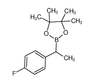 2-(1-(4-fluorophenyl)ethyl)-4,4,5,5-tetramethyl-1,3,2-dioxaborolane 1138077-60-7