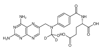 N-[4-[[(2,4-二氨基-6-蝶啶基)甲基]甲基-D3-氨基]苯甲酰基]-L-谷氨酸