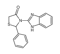 84257-86-3 3-(1H-benzimidazol-2-yl)-2-phenyl-1,3-thiazolidin-4-one