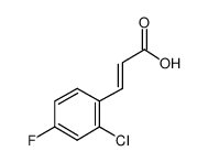 2-Chloro-4-Fluorocinnamic Acid 133220-86-7