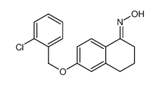 N-[6-[(2-chlorophenyl)methoxy]-3,4-dihydro-2H-naphthalen-1-ylidene]hydroxylamine 66361-94-2