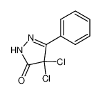3-phenyl-4,4-dichloro-2-pyrazolin-5-one 74235-60-2