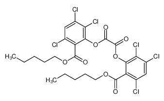 Bis(3,5,6-trichloro-2-n-pentyloxycarbonylphenyl) oxalate