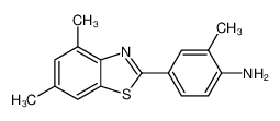 4-(4,6-dimethyl-1,3-benzothiazol-2-yl)-2-methylaniline 5855-93-6