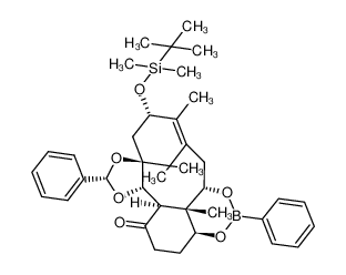 219780-83-3 (3aS,3a1S,7S,8aS,10S,11aS,11bR,14aS)-7-((tert-butyldimethylsilyl)oxy)-3a1,6,15,15-tetramethyl-2,10-diphenyl-3a,3a1,4,7,8,11a,11b,13,14,14a-decahydro-12H-1,3,9,11-tetraoxa-2-bora-5,8a-methanocyclopenta[4,5]cyclodeca[1,2,3-de]naphthalen-12-one