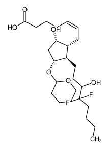 (Z)-7-((1R,2R,3R,5S)-2-(4,4-difluoro-3-hydroxyoctyl)-5-hydroxy-3-(tetrahydro-2H-pyran-2-yloxy)cyclopentyl)hept-5-enoic acid