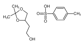 2-(2,2-dimethyl-1,3-dioxolan-4-yl)ethanol,4-methylbenzenesulfonic acid
