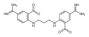 125880-83-3 4-[3-[(4-甲脒基-2-硝基-苯基)氨基]丙基氨基]-3-硝基-苯甲脒