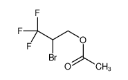 (2-bromo-3,3,3-trifluoropropyl) acetate 383-68-6