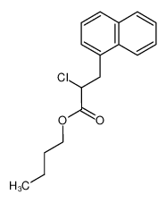 butyl 2-chloro-3-(naphthalen-1-yl)propanoate 139387-25-0