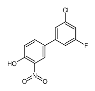 4-(3-chloro-5-fluorophenyl)-2-nitrophenol 1261909-22-1