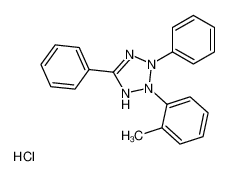 2-(2-methylphenyl)-3,5-diphenyl-1H-tetrazol-1-ium,chloride 113090-52-1