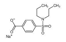 sodium,4-(dipropylsulfamoyl)benzoate 23795-03-1