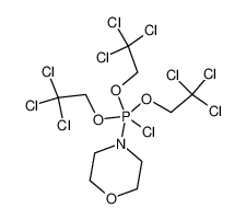 4-(chlorotris(2,2,2-trichloroethoxy)-l<sup>5</sup>-phosphanyl)morpholine 76078-34-7