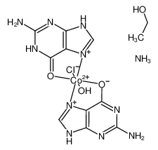 753453-75-7 [CoCl(H2O)(guanine)(H2NC5H2N4O)]*NH3*C2H5OH