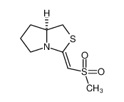 (Z)-2-[(methylsulfonyl)methylidene]pyrrolidino[2,1-c]thiazolidine 1190227-99-6