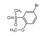 4-bromo-1-methoxy-2-methylsulfonylbenzene 90531-99-0