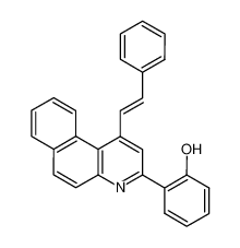 2-(1-styryl-benzo[f]quinolin-3-yl)-phenol