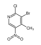 3-Bromo-2-chloro-4-methyl-5-nitropyridine 1049706-73-1