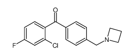 [4-(1-氮杂环丁基甲基)苯基](2-氯-4-氟苯基)甲酮