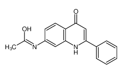 N-(4-oxo-2-phenyl-1H-quinolin-7-yl)acetamide 825620-23-3