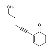 2-(hex-1-yn-1-yl)cyclohex-2-enone 329932-98-1