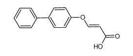 (E)-3-([1,1'-biphenyl]-4-yloxy)acrylic acid 1155663-00-5