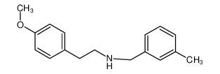 2-(4-methoxyphenyl)-N-[(3-methylphenyl)methyl]ethanamine 355381-73-6