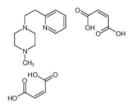 but-2-enedioic acid,1-methyl-4-(2-pyridin-2-ylethyl)piperazine 90125-81-8