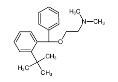 2-[(2-tert-butylphenyl)-phenylmethoxy]-N,N-dimethylethanamine 604-74-0