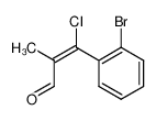 (E)-α-Methyl-β-chlor-o-bromzimtaldehyd 62403-90-1