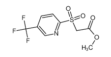 2-[[5-(三氟甲基)-2-吡啶]磺酰基]乙酸甲酯