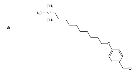 10-(4-formylphenoxy)decyl-trimethylazanium,bromide 73000-51-8