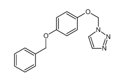 1-[(4-phenylmethoxyphenoxy)methyl]triazole 80199-96-8