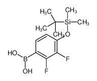 [4-[tert-butyl(dimethyl)silyl]oxy-2,3-difluorophenyl]boronic acid 870646-83-6