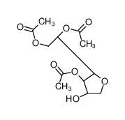 [(2R)-2-acetyloxy-2-[(2R,3R,4S)-3-acetyloxy-4-hydroxyoxolan-2-yl]ethyl] acetate 94108-70-0