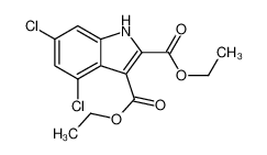 Diethyl 4,6-dichloro-1H-indole-2,3-dicarboxylate 146012-24-0