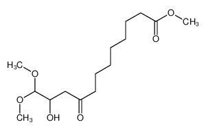 methyl 11-hydroxy-12,12-dimethoxy-9-oxododecanoate 88911-46-0