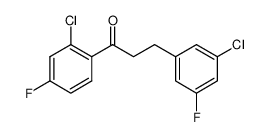 1-(2-氯-4-氟苯基)-3-(3-氯-5-氟苯基)-1-丙酮