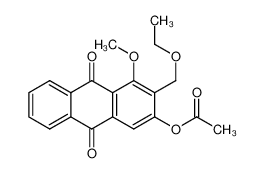 3-acetoxy-2-ethoxymethyl-1-methoxyanthraquinone 1401311-38-3