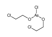 66968-09-0 structure, C4H8AsCl3O2