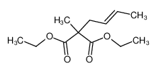 But-2-enyl-methyl-malonsaeure-diethylester 68882-70-2