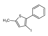 3-iodo-5-methyl-2-phenylthiophene 61285-26-5