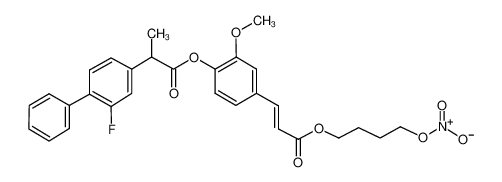 2-FLUORO-α-METHYL-2-METHOXY-4-[(1E)-3-[4-(NITROOXY)BUTOXY]-3-OXO-1-PROPENYL]PHENYL ESTER, [1,1'-BIPHENYL]-4-ACETIC ACID 302543-79-9