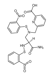 6-{[[(S)-2-Carbamoyl-2-(2-nitro-phenylsulfanylamino)-ethyl]-(2-nitro-phenylsulfanyl)-amino]-methyl}-pyridine-2-carboxylic acid