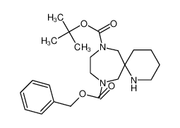 8-benzyl11-tert-butyl1,8,11-triazaspiro[5.6]dodecane-8,11-dicarboxylate