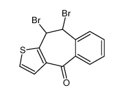 4,5-dibromo-4,5-dihydrobenzo[1,2]cyclohepta[3,4-b]thiophen-10-one 34580-10-4