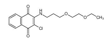 2-chloro-3-[3-(2-ethoxyethoxy)propylamino]naphthalene-1,4-dione