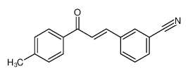 3-[3-(4-methylphenyl)-3-oxoprop-1-enyl]benzonitrile 62584-54-7